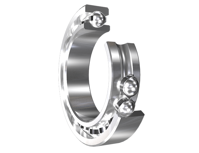 Deep groove ball bearings with extended inner ring