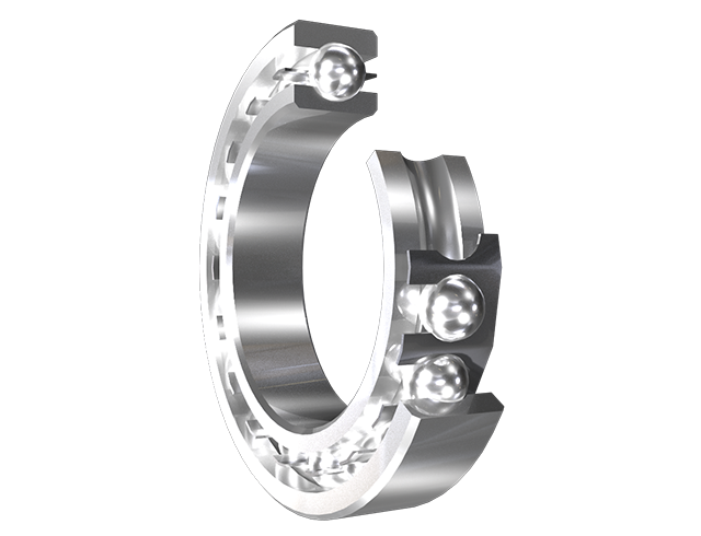 Extra-thin-section deep groove ball bearing