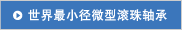 世界最小径微型滚珠轴承