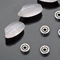 World's smallest class Mass production deep groove ball bearings